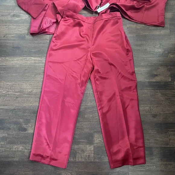 Lily & Taylor USA SZ 18 Women 3 Pc Pant Suit Wide Leg‎ Career Core Church Attire - Picture 10 of 14